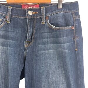 Lucky Brand Sofia Boot Jeans Womens 8/29 Dark Wash Blue Mid Rise Denim 7WC1003